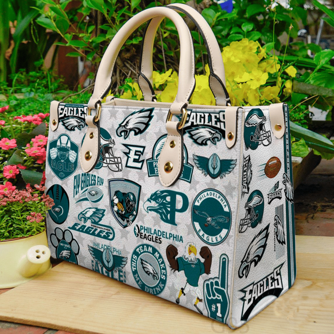 Philadelphia Eagles A1 Leather Handbag 1 Philadelphia Eagles A1 Leather Handbag