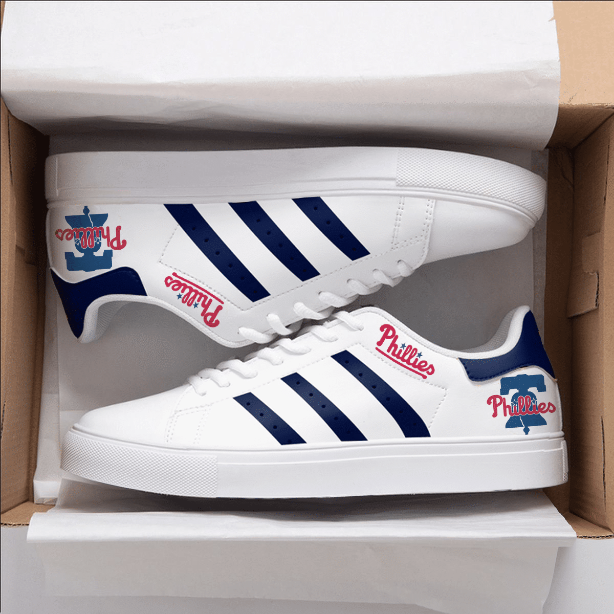 Philadelphia Phillies Stan Smith Shoes 1 Philadelphia Phillies Stan Smith Shoes