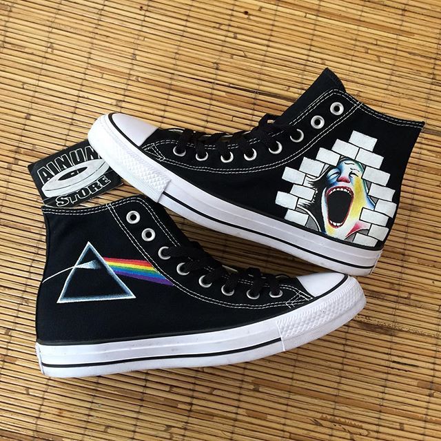 Pink Floyd Band High Top Shoes 1 Pink Floyd Band High Top Shoes
