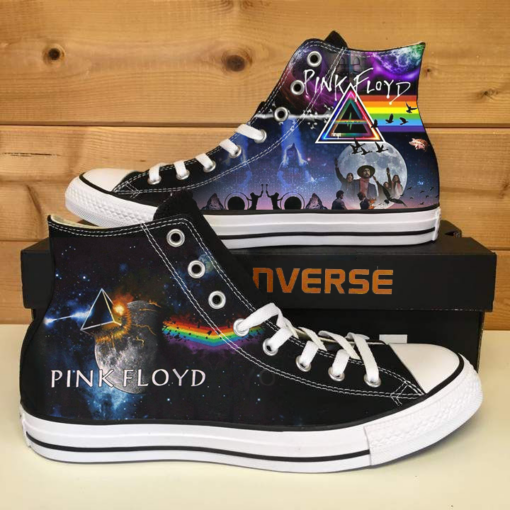 Pink Floyd High Top Shoes 01 1 Pink Floyd High Top Shoes 01
