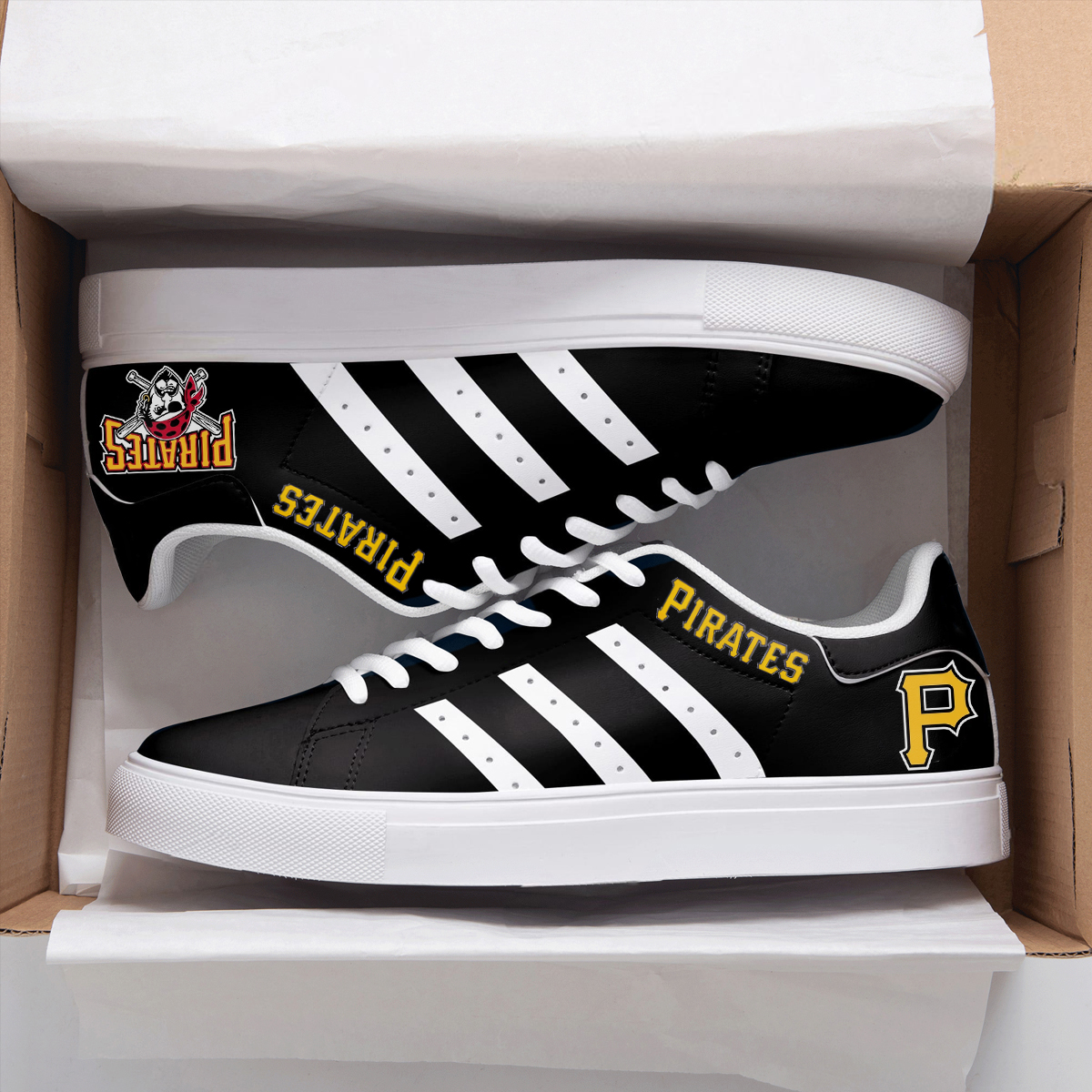 Pittsburgh Pirates Stan Smith Shoes 1 Pittsburgh Pirates Stan Smith Shoes