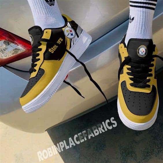Pittsburgh Steeler GG1 Air Force Shoes 1 Pittsburgh Steeler GG1 Air Force Shoes