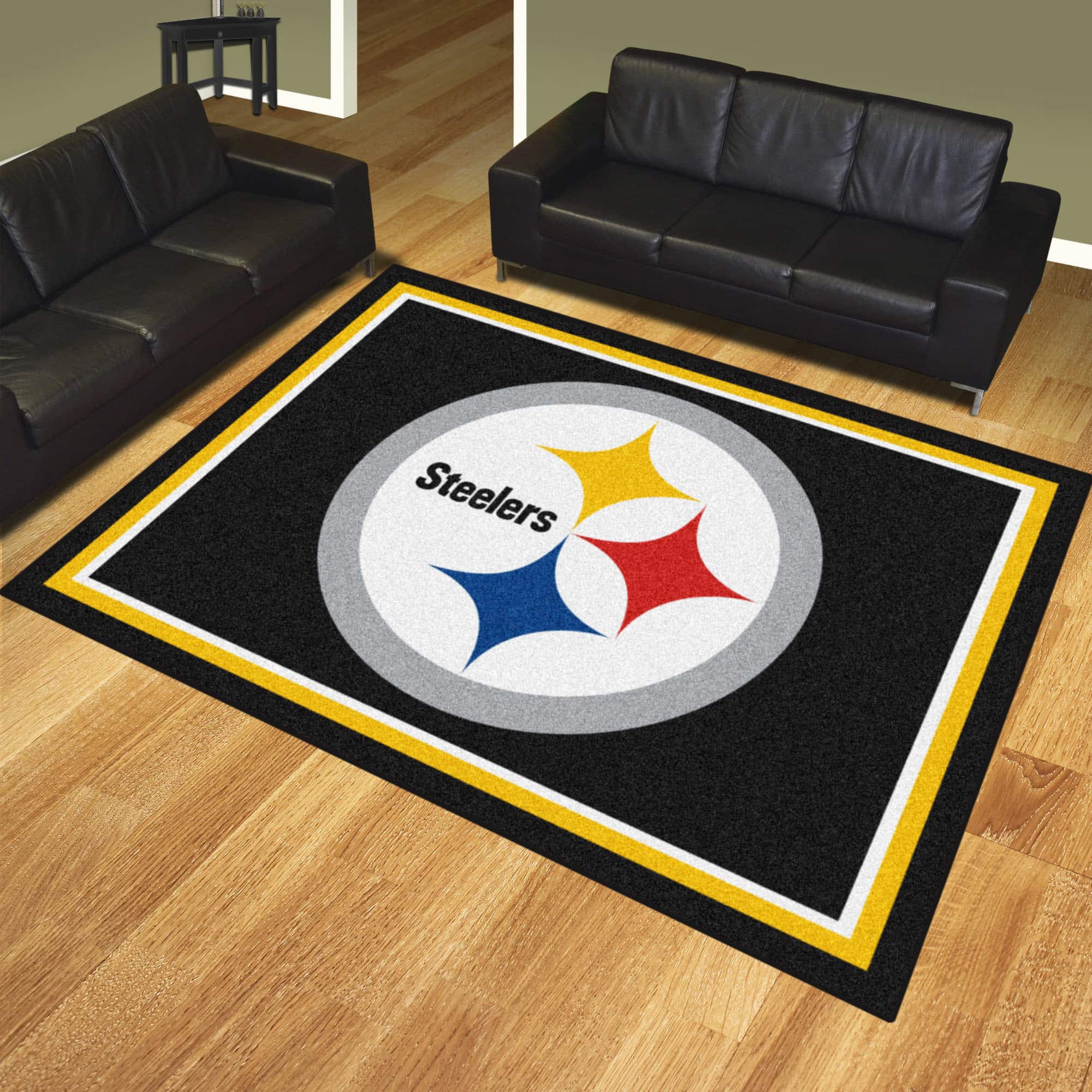 Pittsburgh Steelers 1 Area Rug 1 Pittsburgh Steelers 1 Area Rug