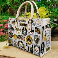 Pittsburgh Steelers 3 Leather Handbag