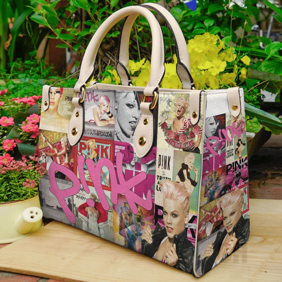 P!nk Leather Handbag 1 P!nk Leather Handbag