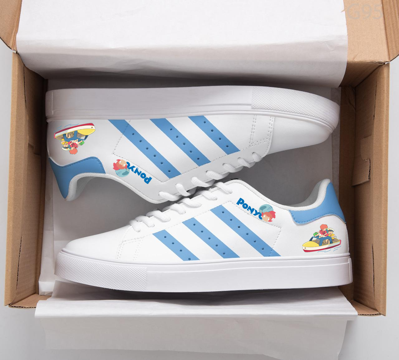 Ponyo Lover Stan Smith Shoes 1 Ponyo Lover Stan Smith Shoes