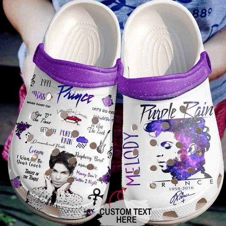 Prince Purple Lover 001 Soft Clogs 1 Prince Purple Lover 001 Soft Clogs