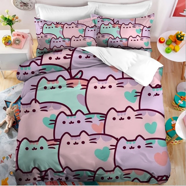 Pusheen Bedding Set Love 1 Pusheen Bedding Set Love