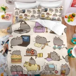 Pusheen Funny Bedding Set