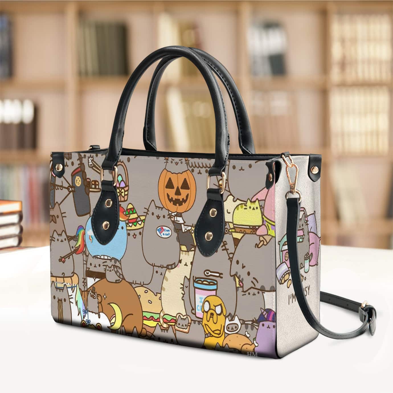 Pusheen Leather Handbag 1 Pusheen Leather Handbag