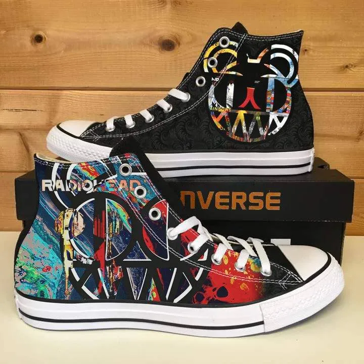 Radiohead High Top Shoes 1 Radiohead High Top Shoes