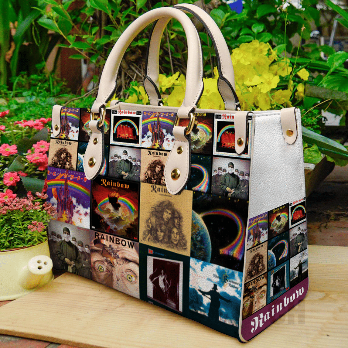 Rainbow Leather Handbag 1 Rainbow Leather Handbag