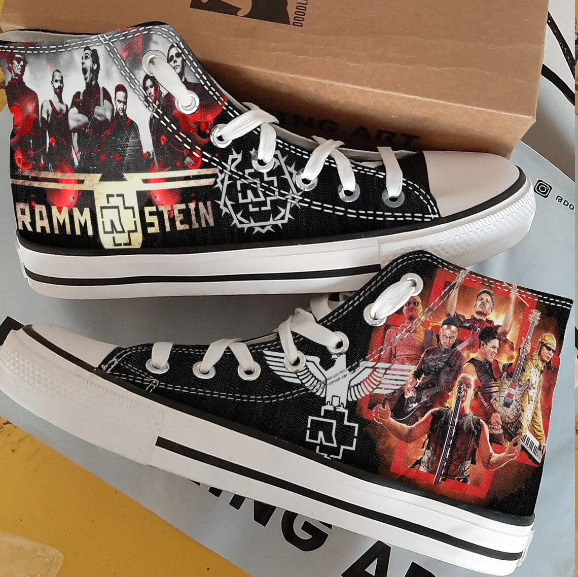 Rammstein High Top Shoes 01 Shoes 1 Rammstein High Top Shoes 01 Shoes
