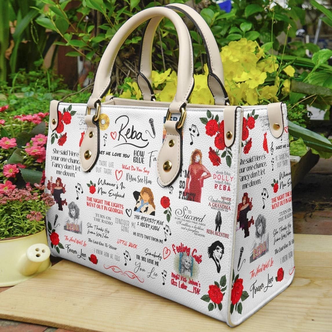 Reba Mcentire Leather Handbag 1 Reba Mcentire Leather Handbag