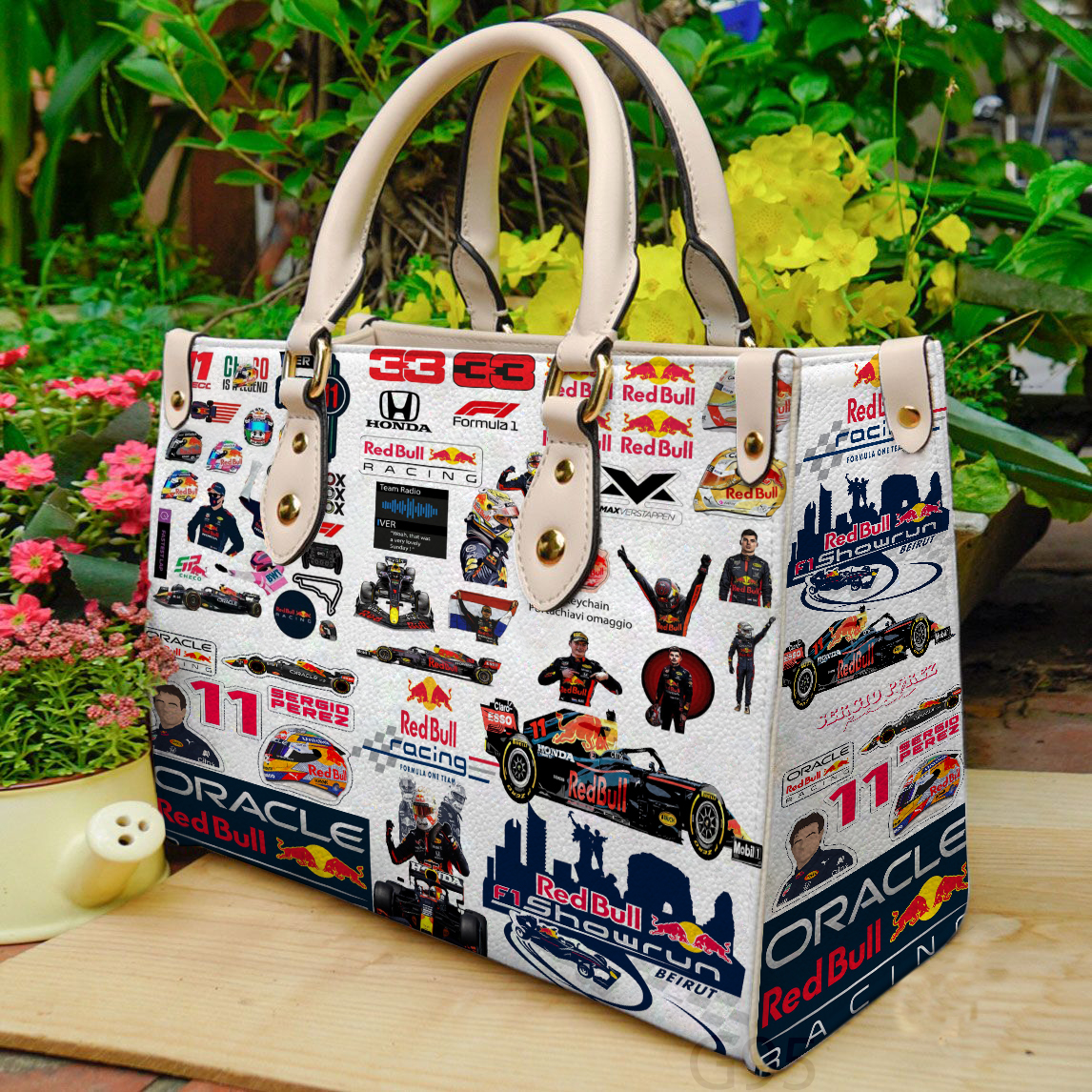 Red Bull Racing Leather Handbag 1 Red Bull Racing Leather Handbag