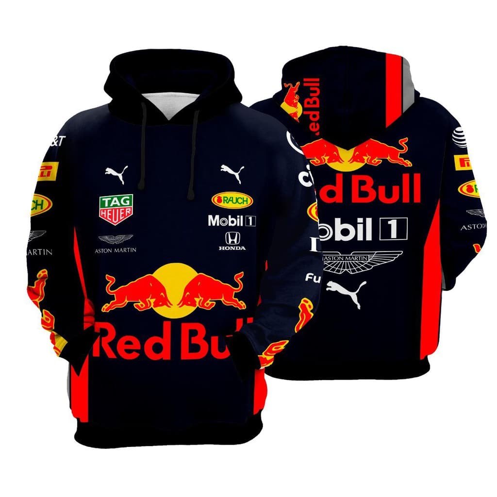 Red Bull Racing Lover Hoodie Zip Hoodie 3D 1 Red Bull Racing Lover Hoodie Zip Hoodie 3D