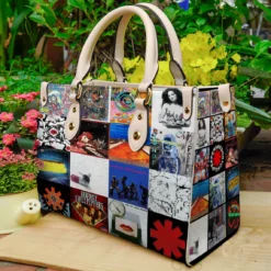 Red Hot Chili Peppers 1 Leather Handbag