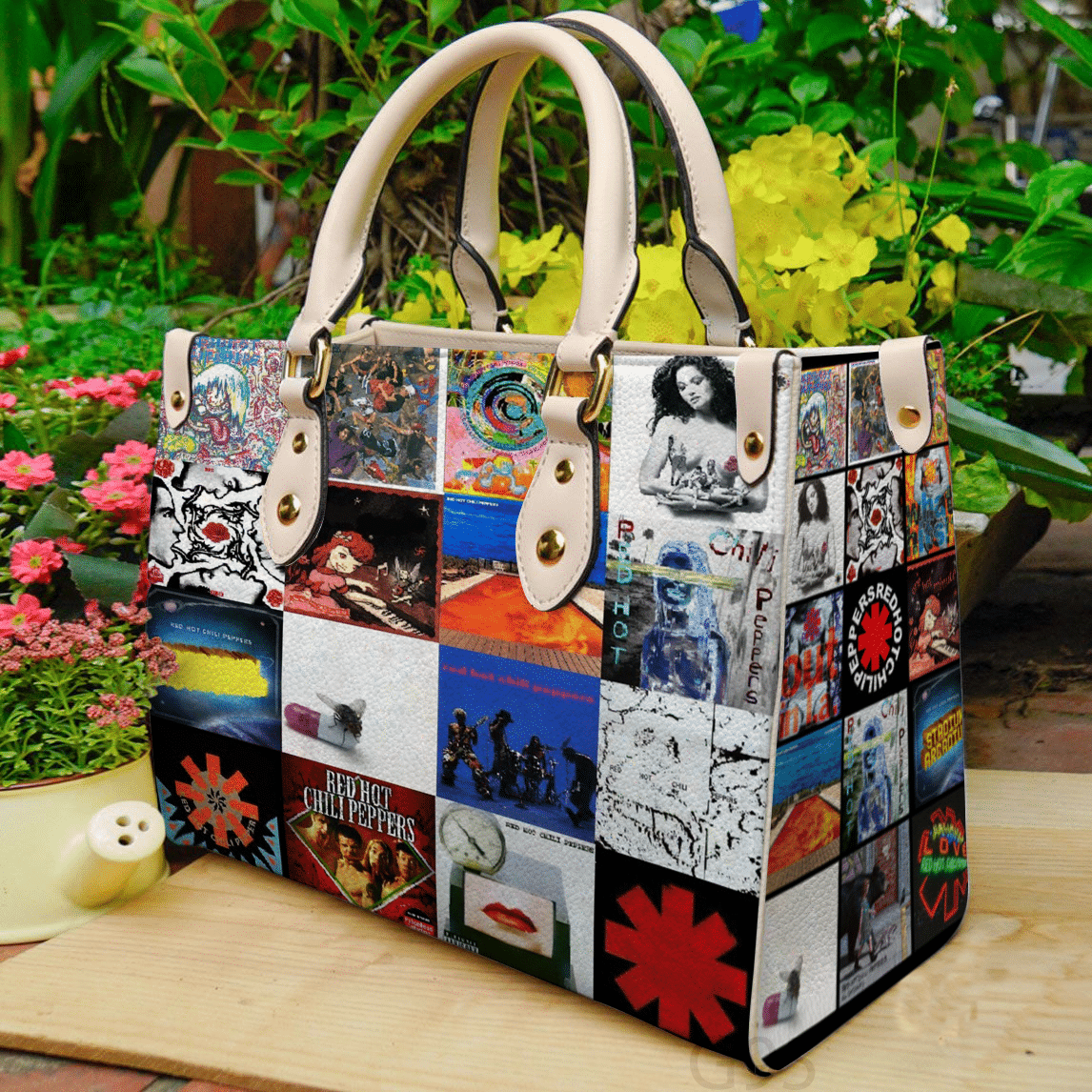 Red Hot Chili Peppers 1G Leather Handbag 1 Red Hot Chili Peppers 1G Leather Handbag