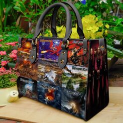Rhapsody Of Fire Leather Handbag
