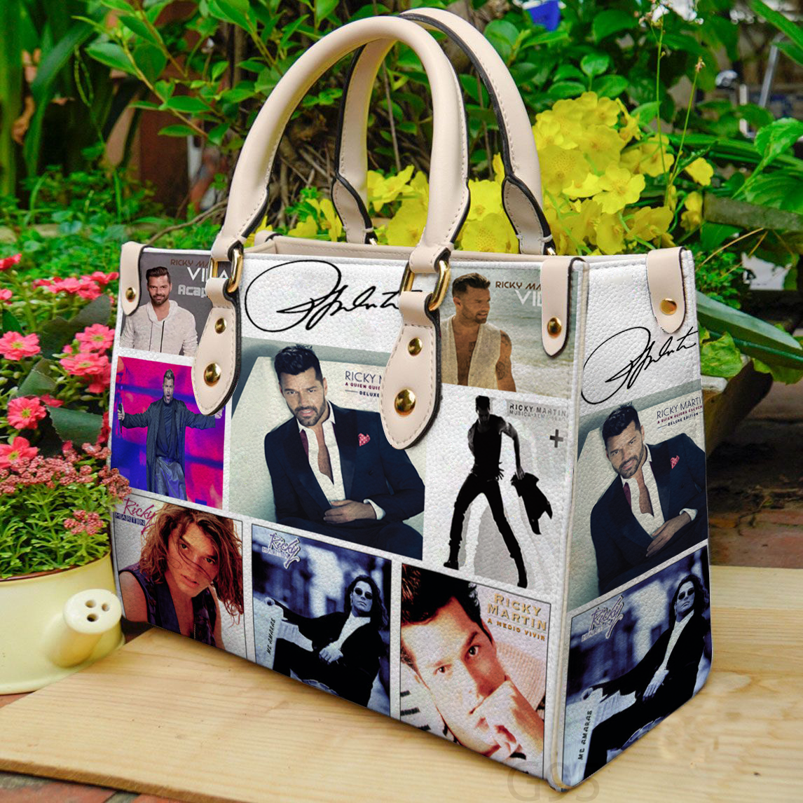 Ricky Martin Leather Handbag 1 Ricky Martin Leather Handbag