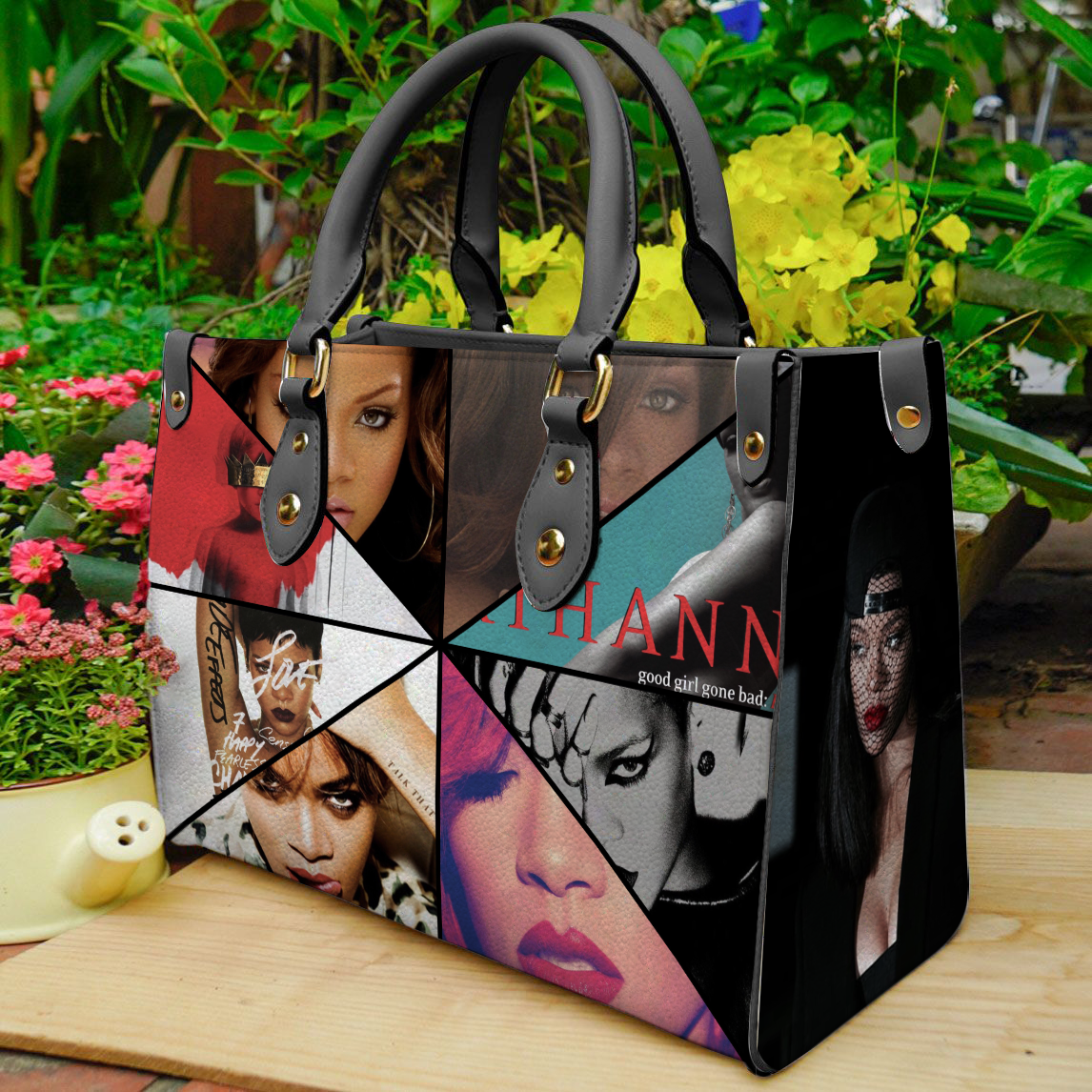 Rihanna Lover Leather Handbag 1 Rihanna Lover Leather Handbag
