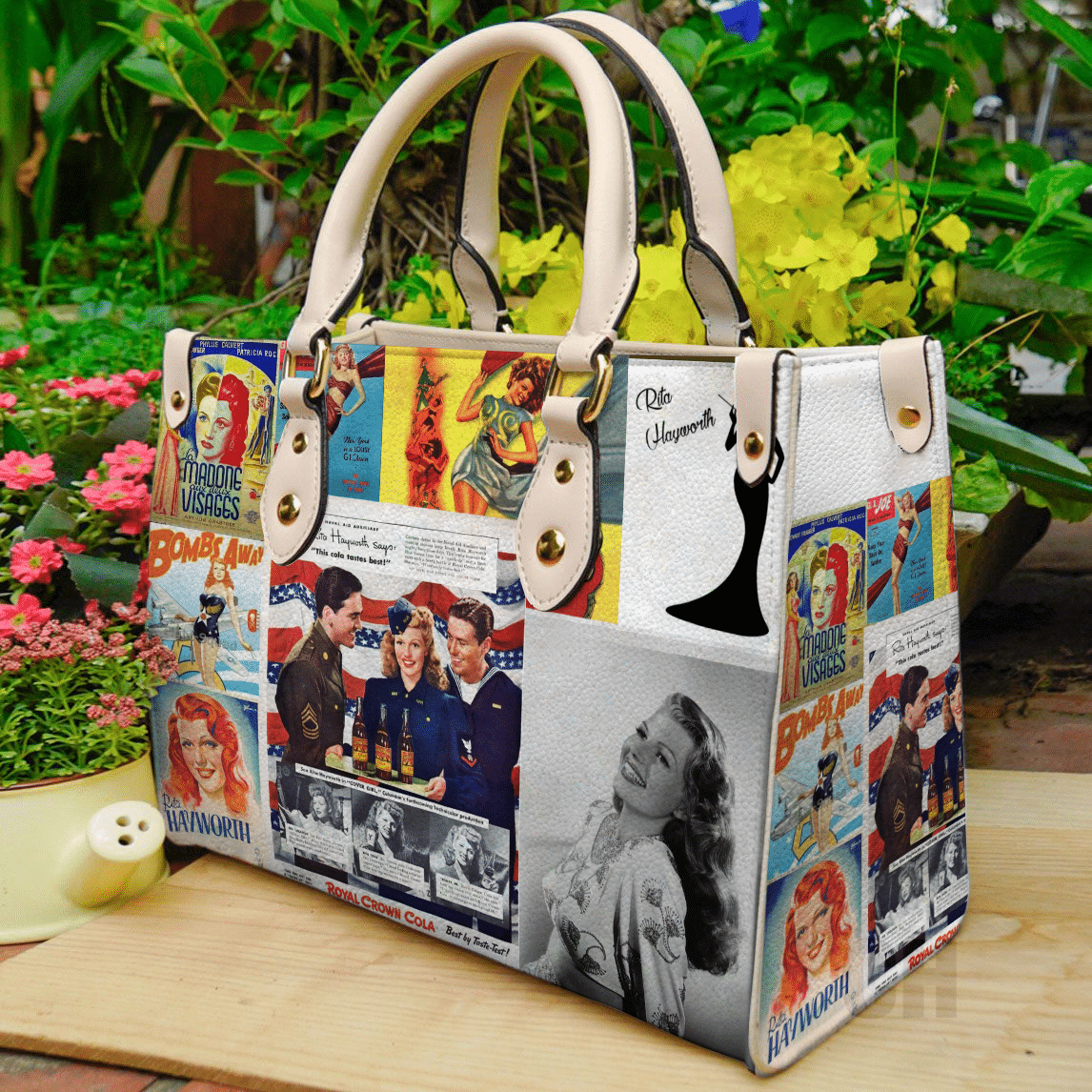 Rita Hayworth Leather Handbag 1 Rita Hayworth Leather Handbag