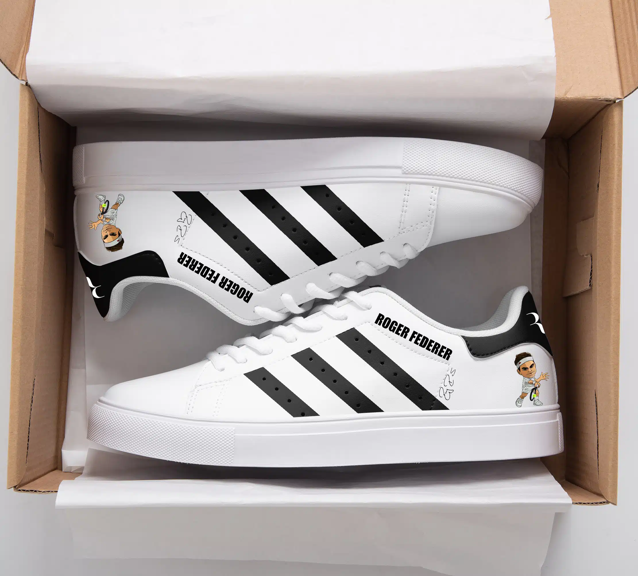 Roger Federer Stan Smith Shoes 1 Roger Federer Stan Smith Shoes