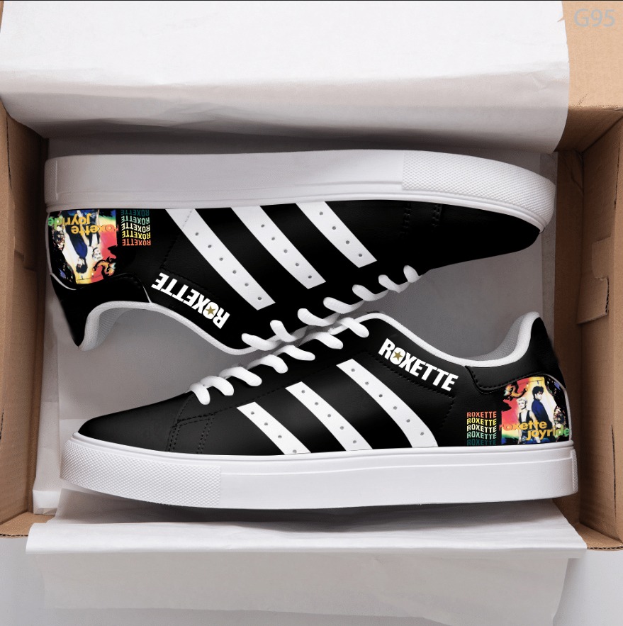 Roxette Black Stan Smith Shoes 1 Roxette Black Stan Smith Shoes