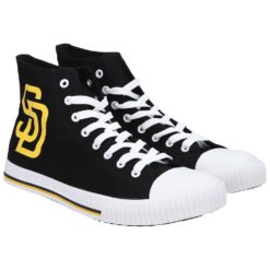 San Diego Padres Big Logo High Top Shoes