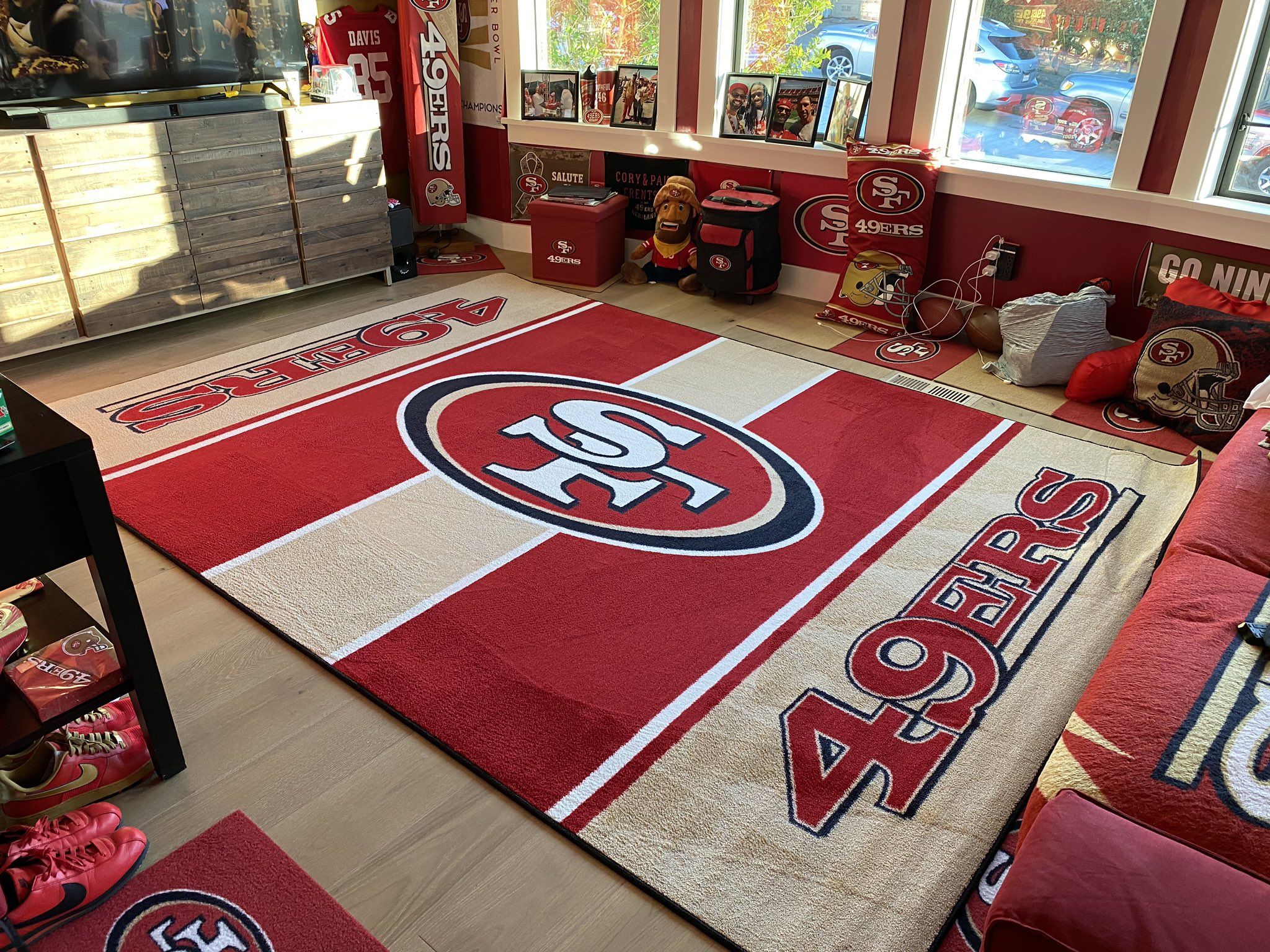San Francisco 49ERS 2 Rugs 1 San Francisco 49ERS 2 Rugs