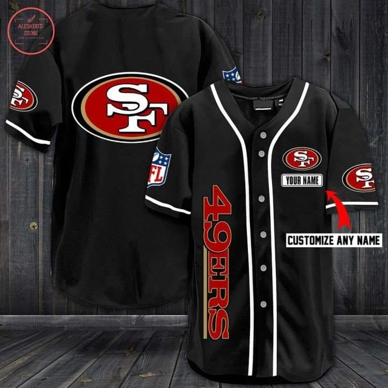 San Francisco 49ERS 3D Baseball Jersey 1 San Francisco 49ERS 3D Baseball Jersey