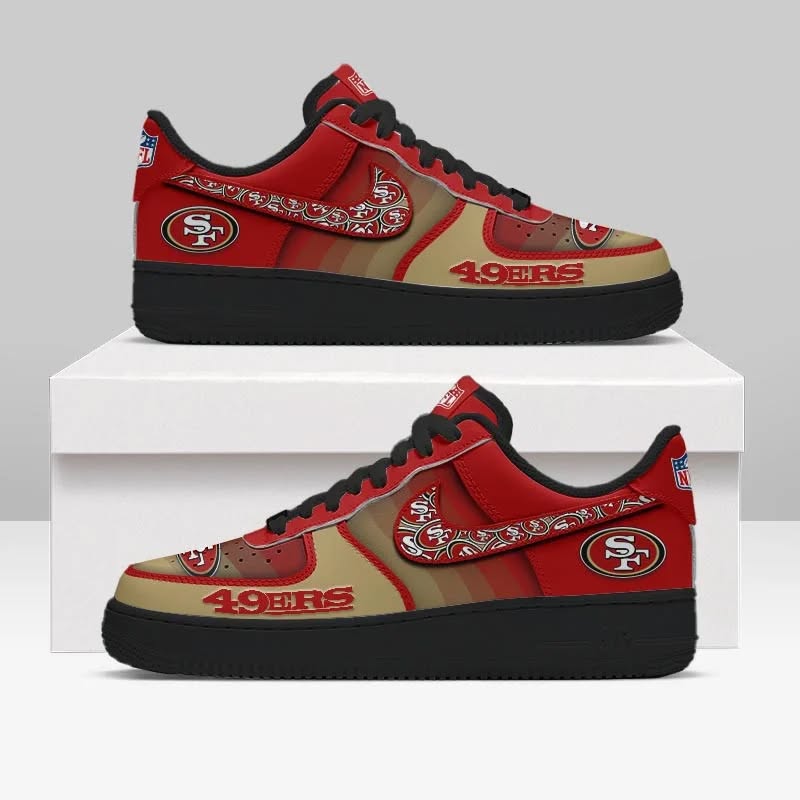 San Francisco 49ERS Air Force Shoes 1 San Francisco 49ERS Air Force Shoes