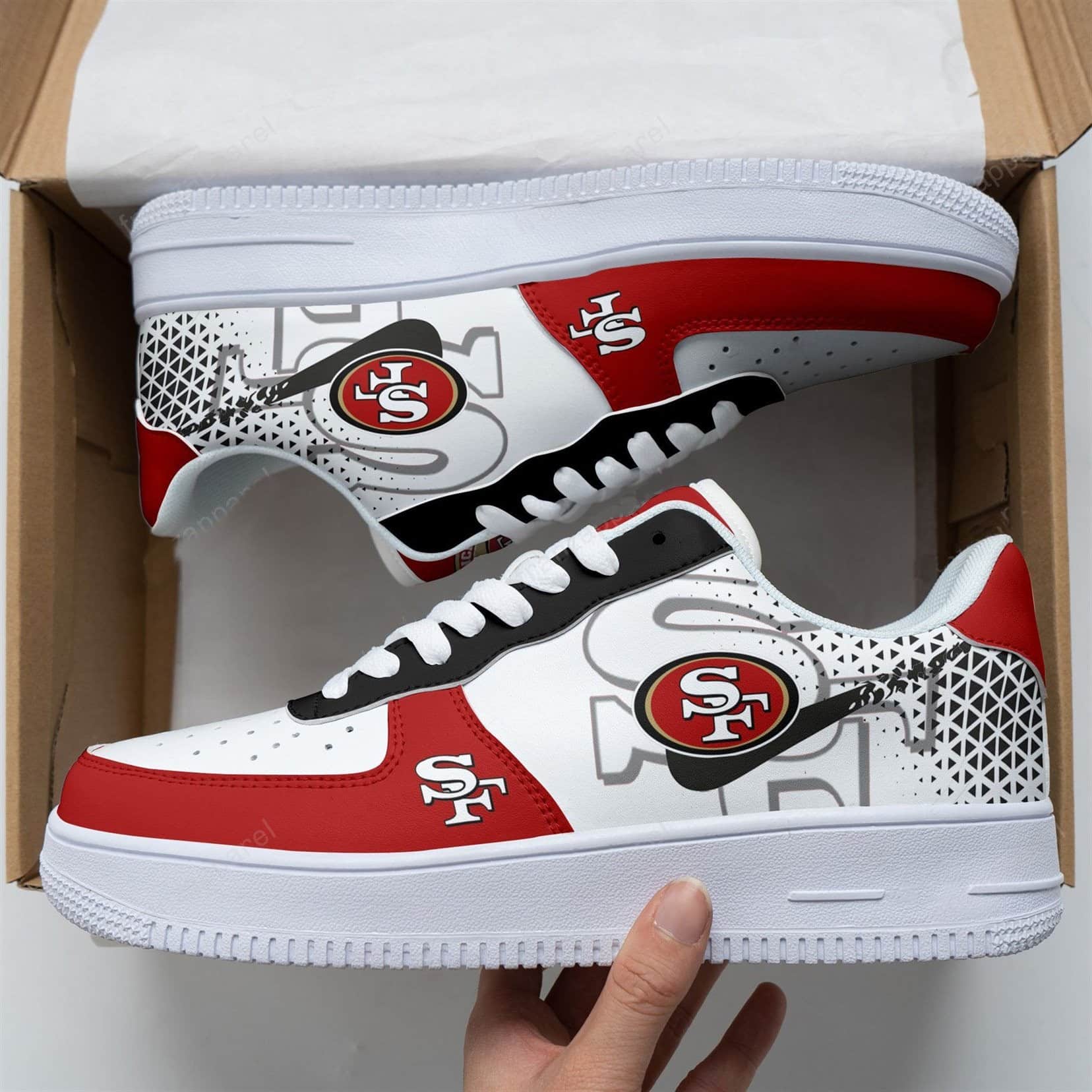 San Francisco 49ERS Air Force Shoes 1 San Francisco 49ERS Air Force Shoes