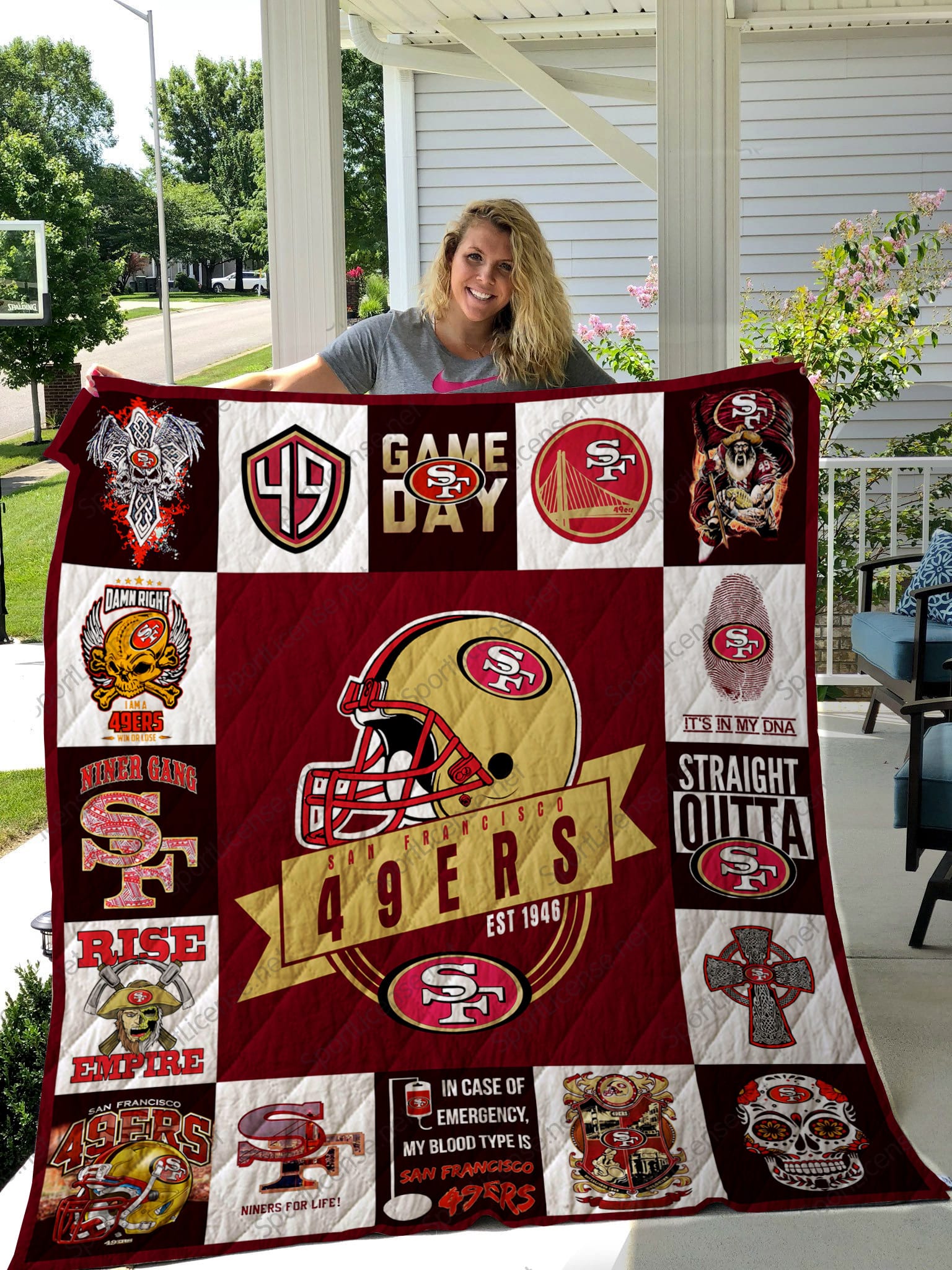 San Francisco 49ERS Blanket 1 San Francisco 49ERS Blanket