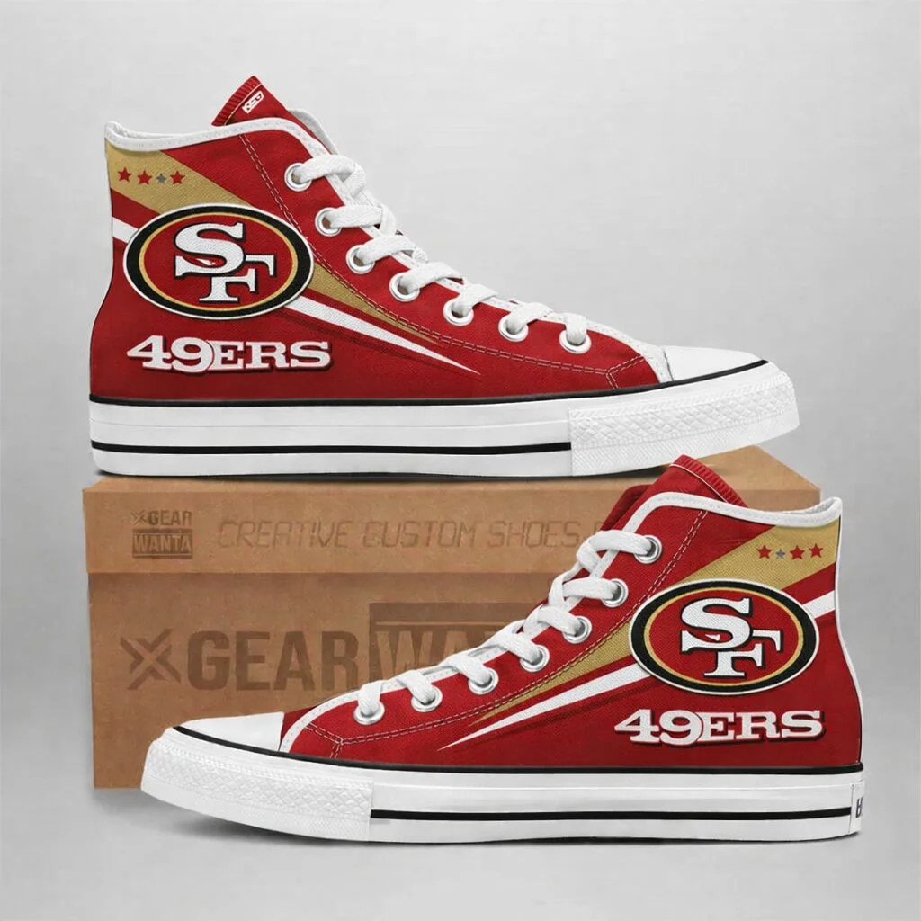 San Francisco 49ERS High Top Shoes 1 San Francisco 49ERS High Top Shoes