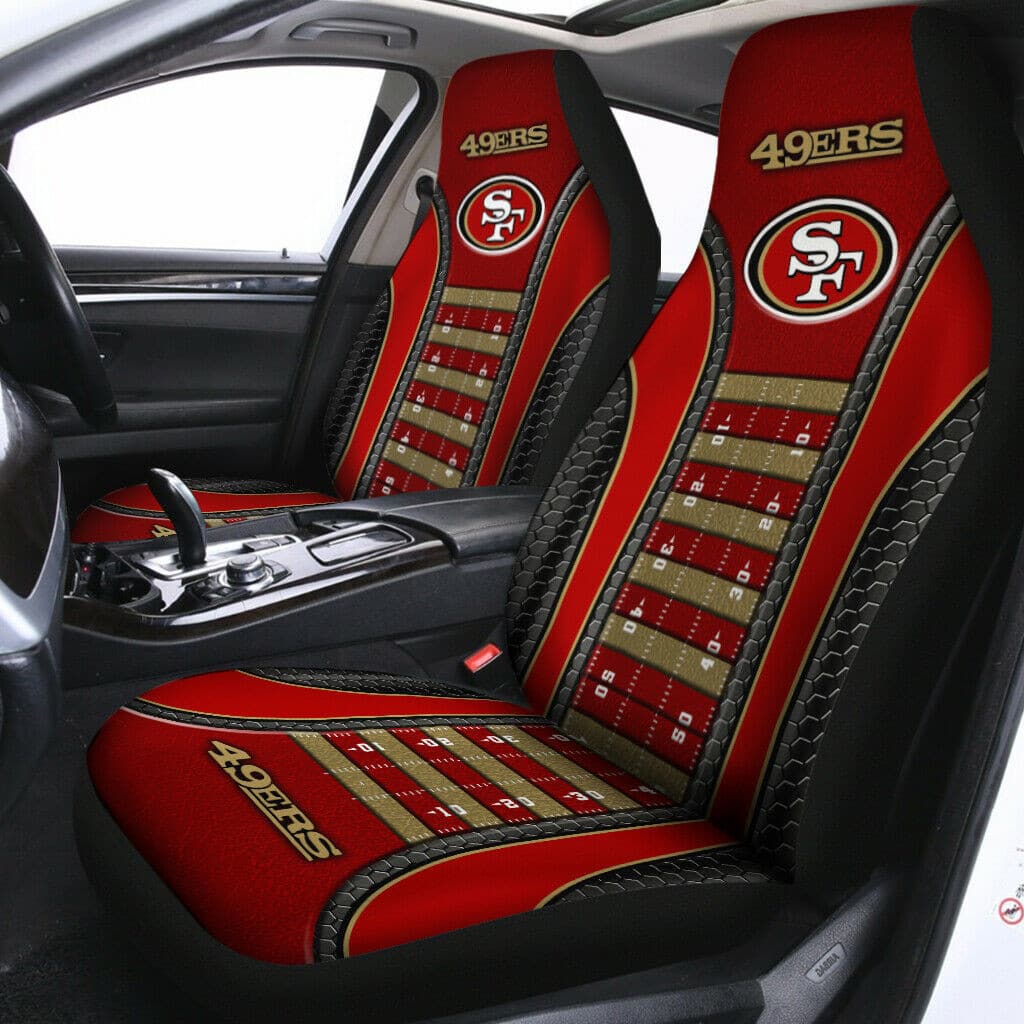 San Francisco 49ERS Leather Seat Covers 1 San Francisco 49ERS Leather Seat Covers