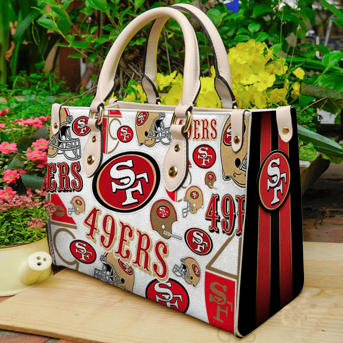 San Francisco 49ERS Love A1 Leather Handbag 1 San Francisco 49ERS Love A1 Leather Handbag