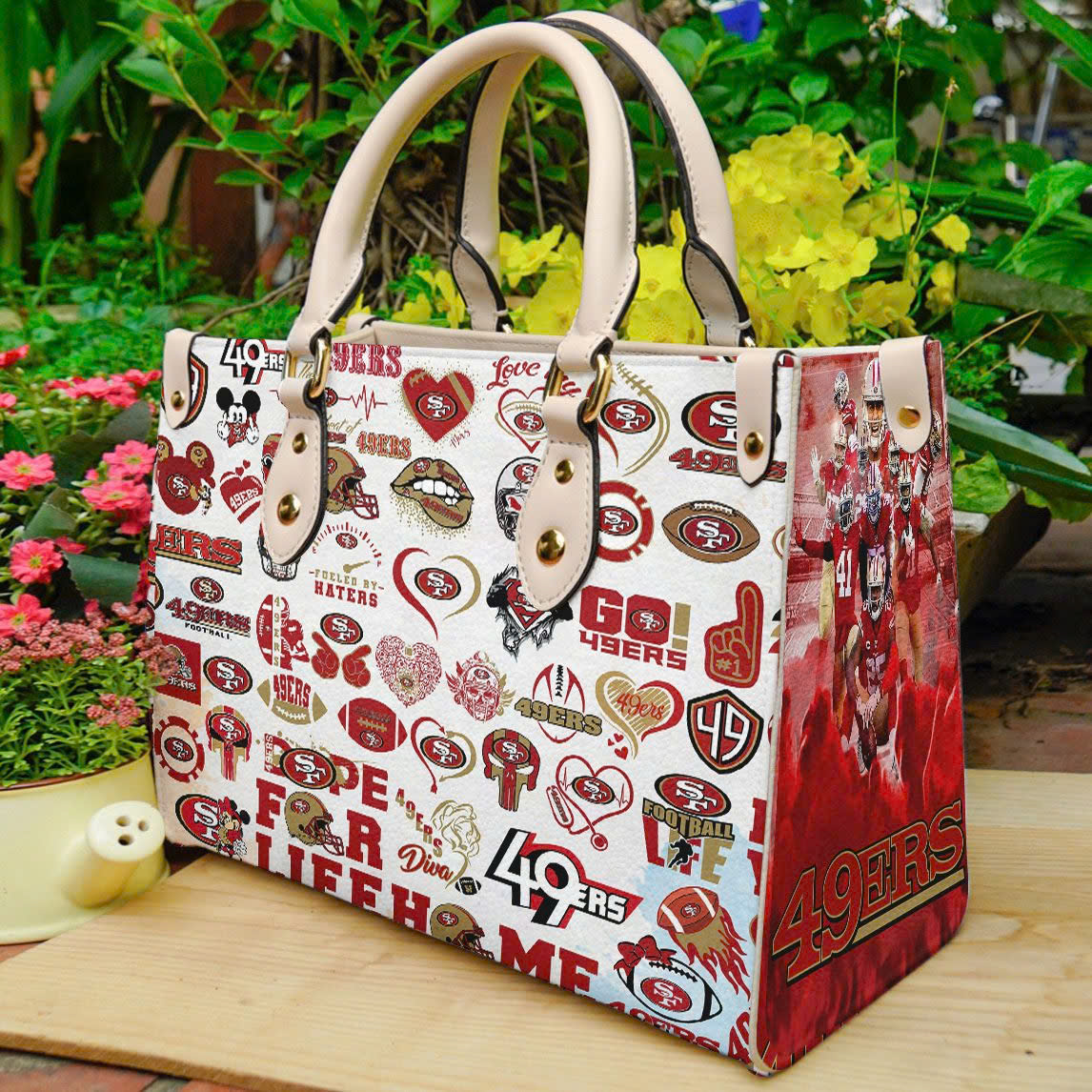 San Francisco 49ERS Lover Leather Handbag 1 San Francisco 49ERS Lover Leather Handbag