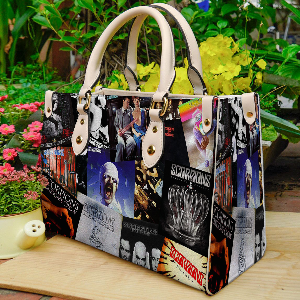 Scorpions Leather Handbag 1 Scorpions Leather Handbag