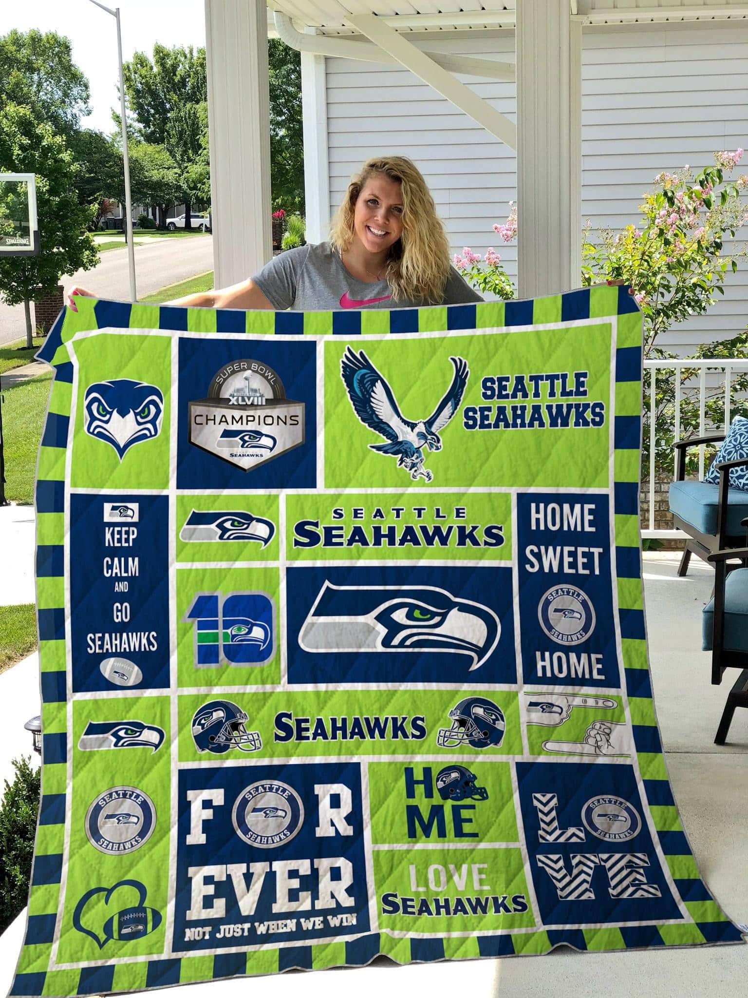 Seattle Beahawks I1 Blanket 1 Seattle Beahawks I1 Blanket