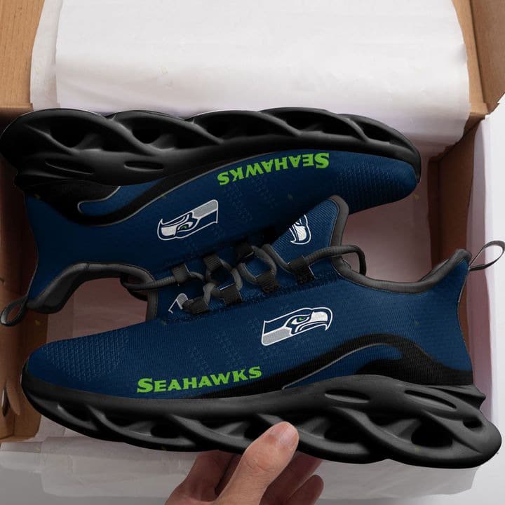 Seattle Seahawks Black Max Soul Shoes 1 Seattle Seahawks Black Max Soul Shoes