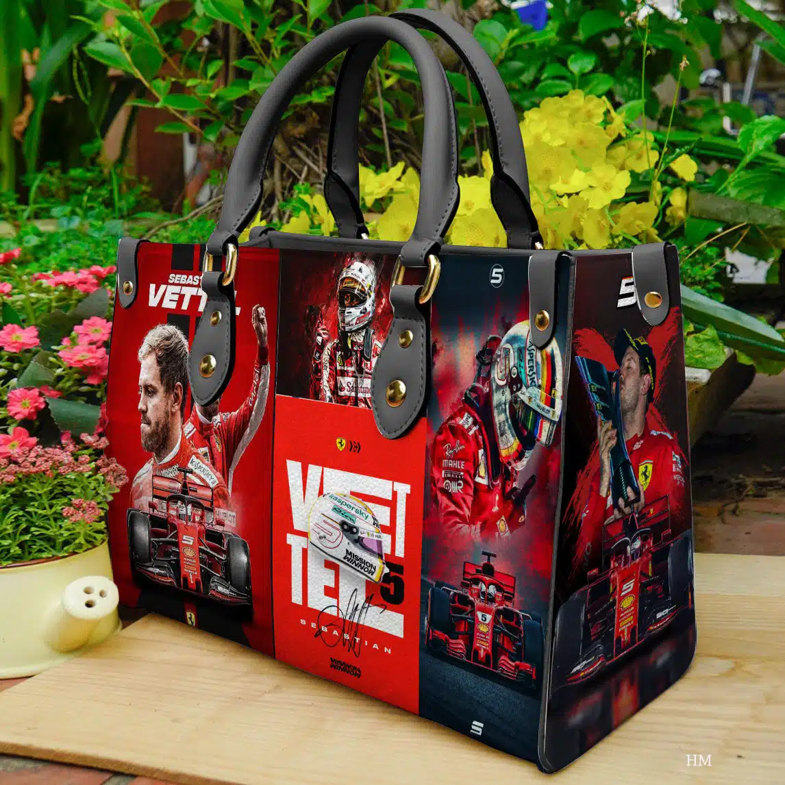 Sebastian Vettel Leather Handbag 1 Sebastian Vettel Leather Handbag