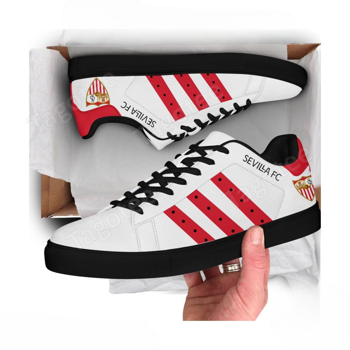 Sevilla FC Black Stan Smith Shoes Skate 1 Sevilla FC Black Stan Smith Shoes Skate