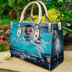 Sir Lewis Hamilton Leather Handbag