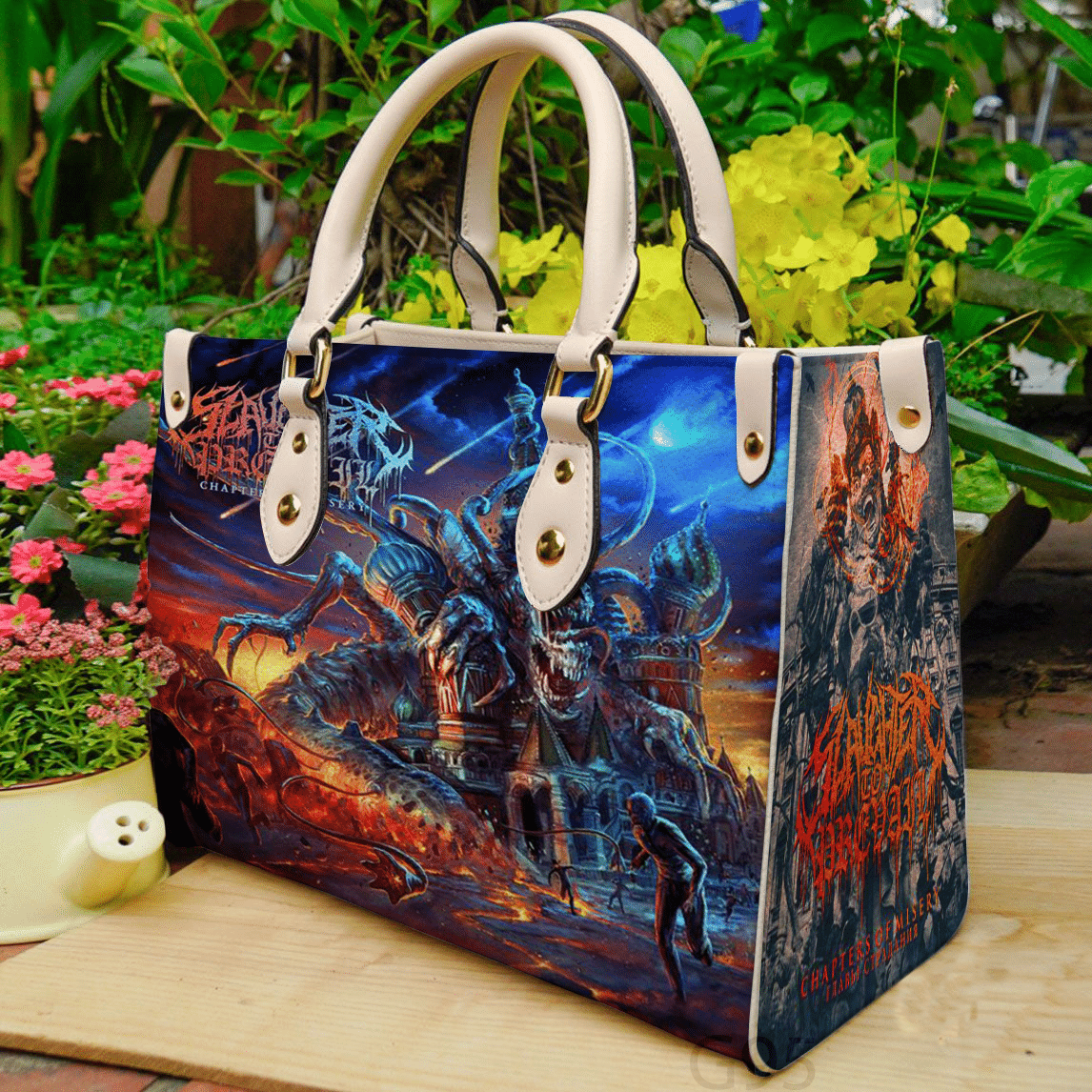 Slaughter To Prevail Leather Handbag 1 Slaughter To Prevail Leather Handbag