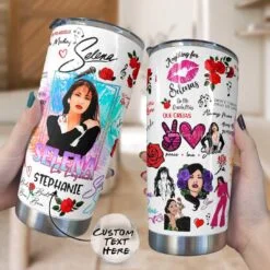 Sln Stainless Steel Personalized Peace Love Tumbler