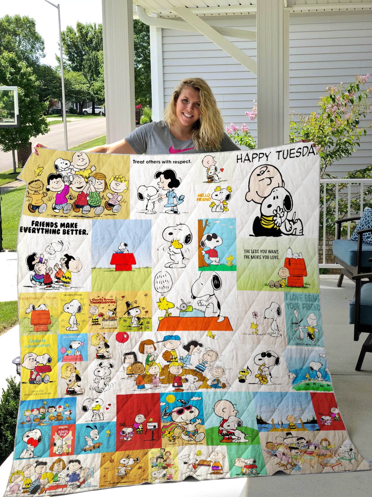 Snoopy Love 2 Blanket 1 Snoopy Love 2 Blanket