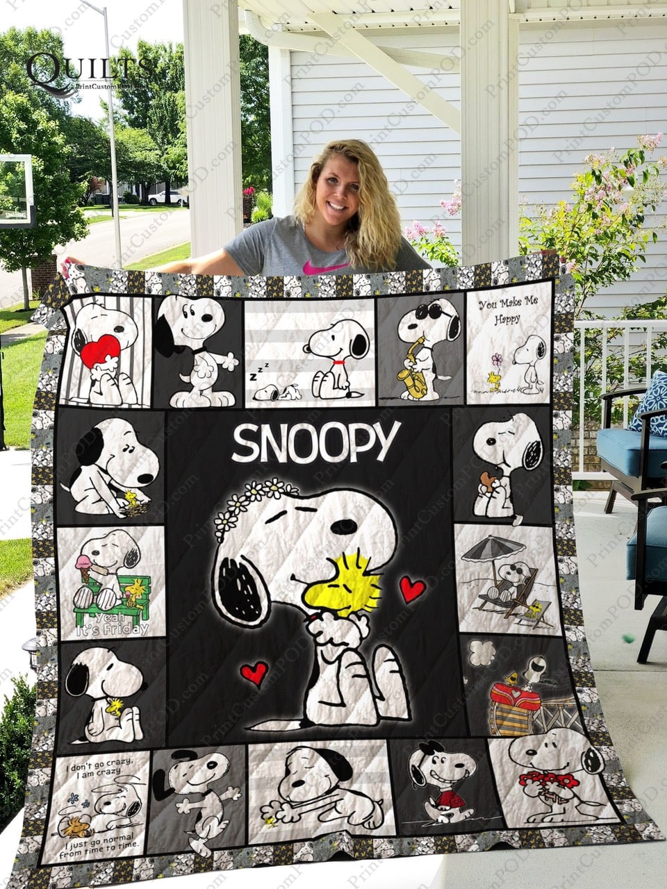 Snoopy Love Blanket 1 Snoopy Love Blanket