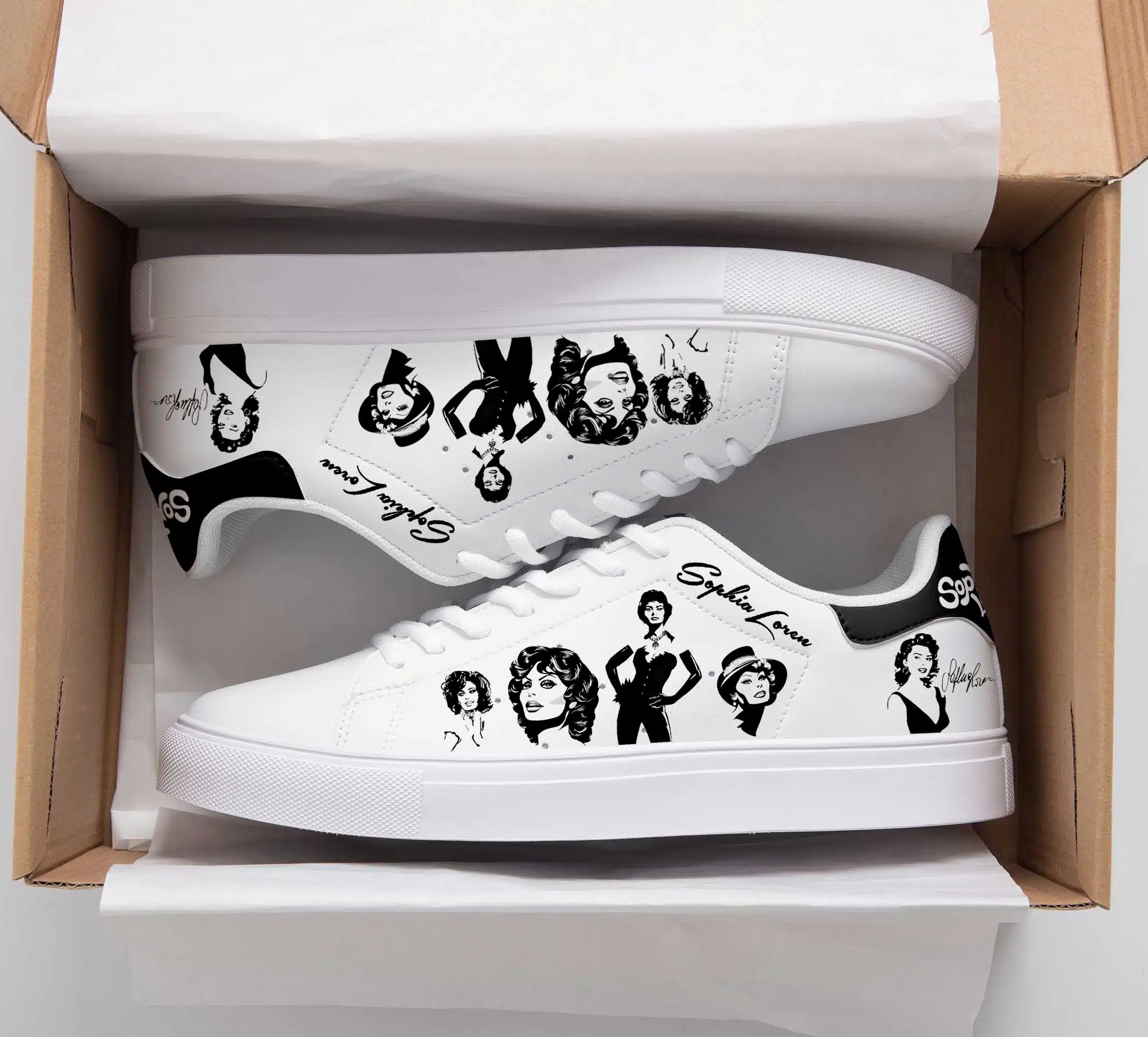 Sophia Loren Lover Stan Smith Shoes 1 Sophia Loren Lover Stan Smith Shoes