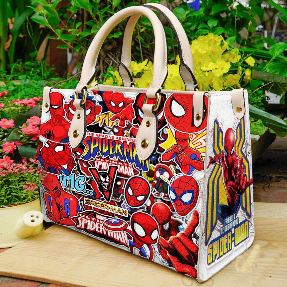 Spider Man Leather Handbag 1 Spider Man Leather Handbag